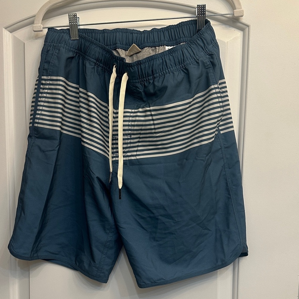 Fair Harbor Anchor Swim Trunk Blue
